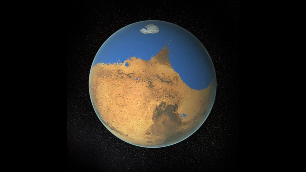 Mars once had more water than the Arctic Ocean
