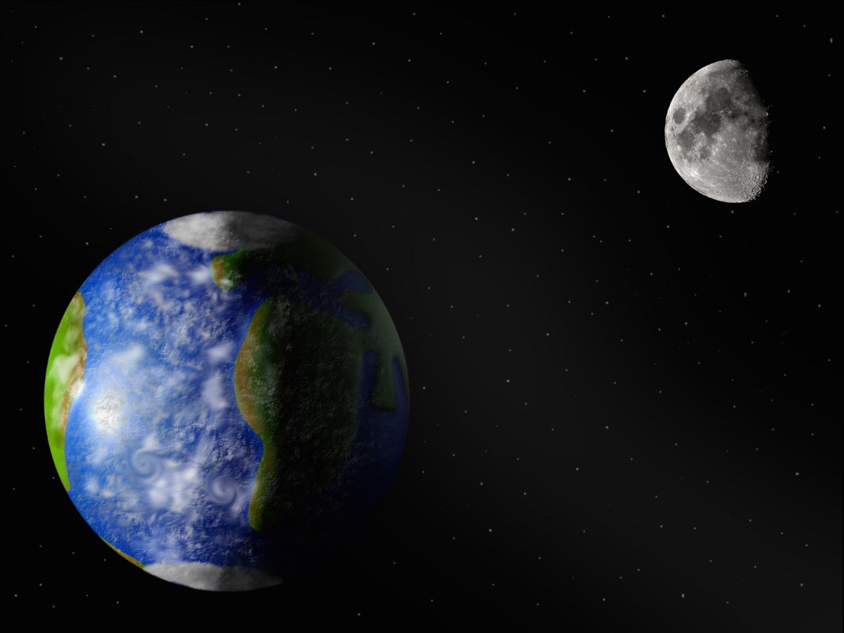 Earth-And-Moon